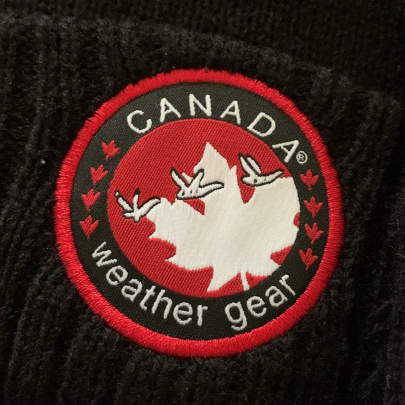 Canada Weather Gear Beanies two Black Beanies Excellent - Picture 2 of 6